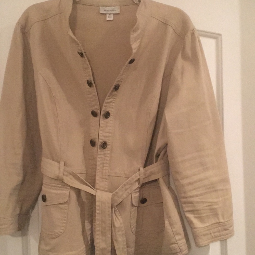 Dressbarn khaki jacket